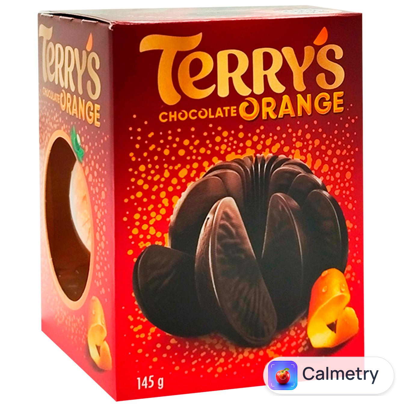 Шоколадний апельсин Terry's м'ята та молочний шоколад 145г — фото продукту