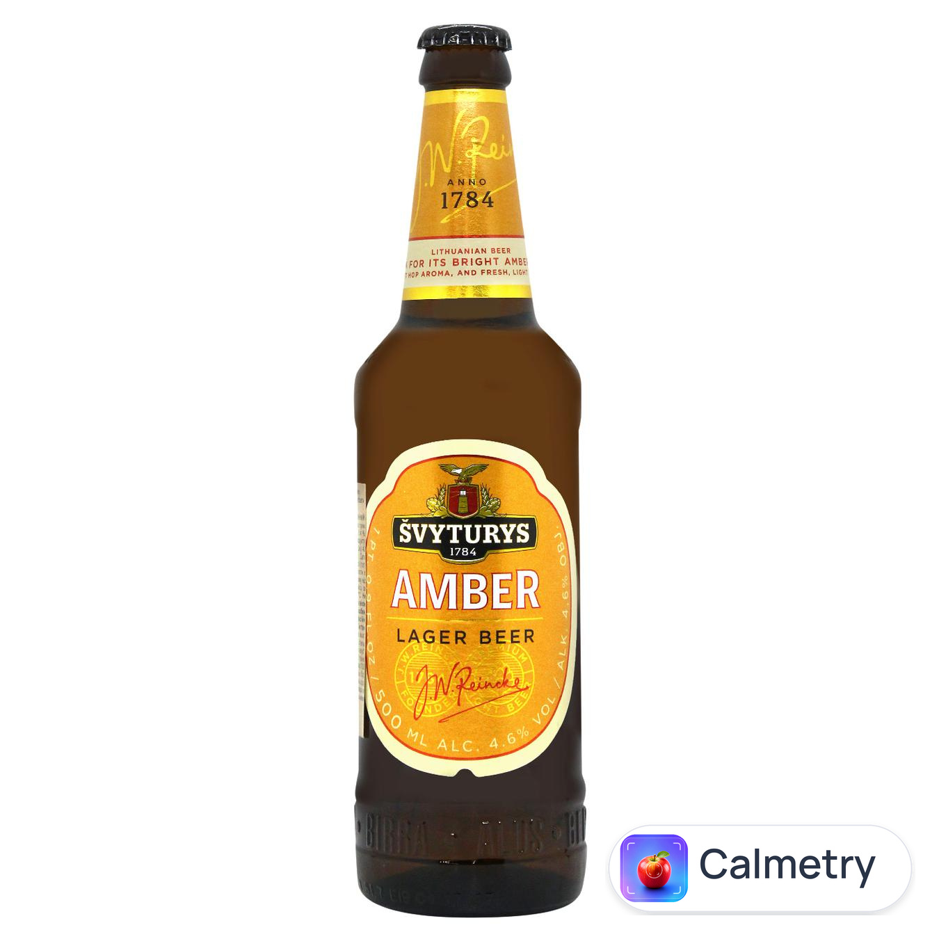 Пиво Svyturys Amber світле 4,6% 0,5л — фото продукту