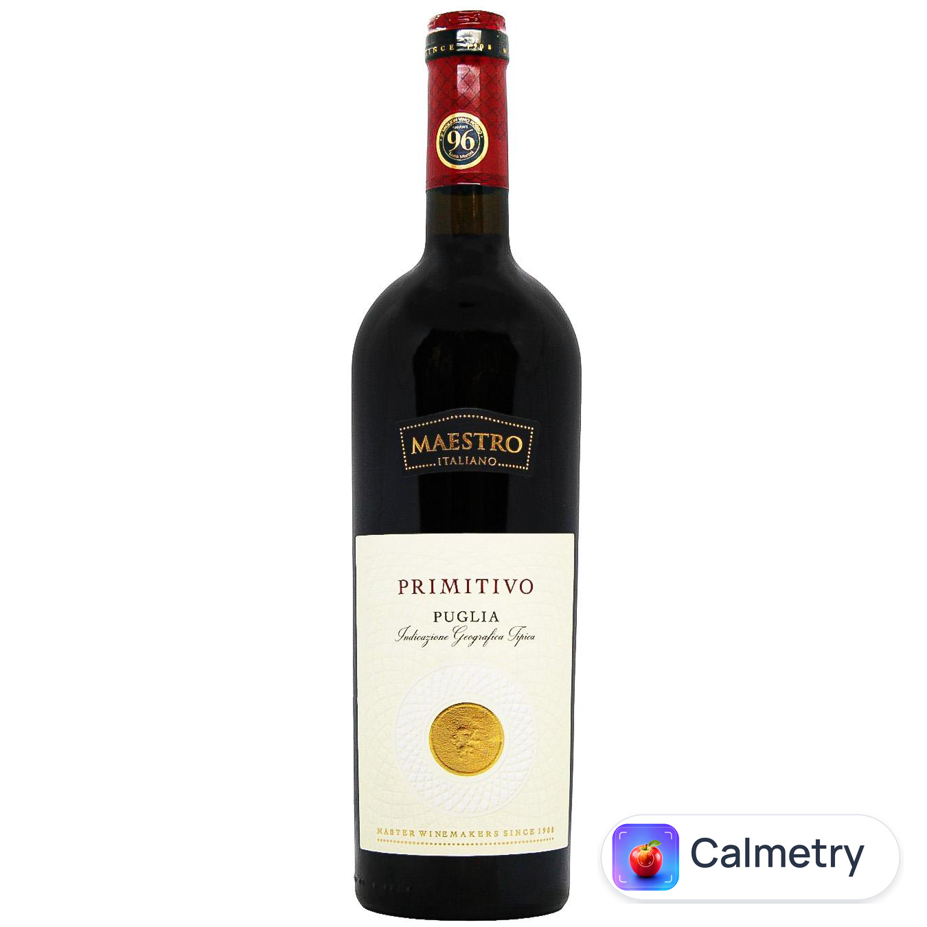 Вино Cielo Maestro Primitivo Puglia червоне сухе 13,5% 0,75л