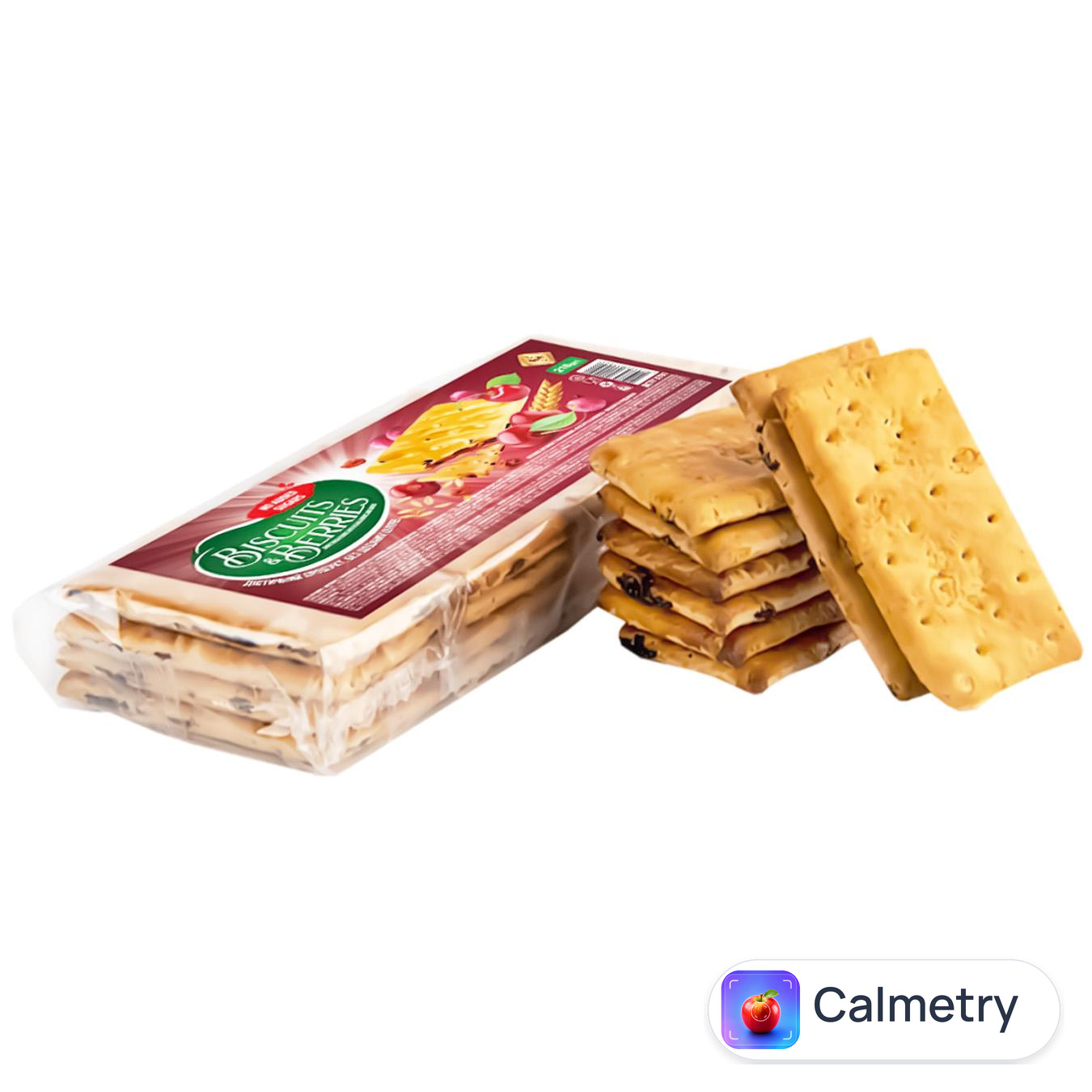 Печиво Житомирські Ласощі Biscuits & Berries Вишня та родзинки 210г — фото продукту