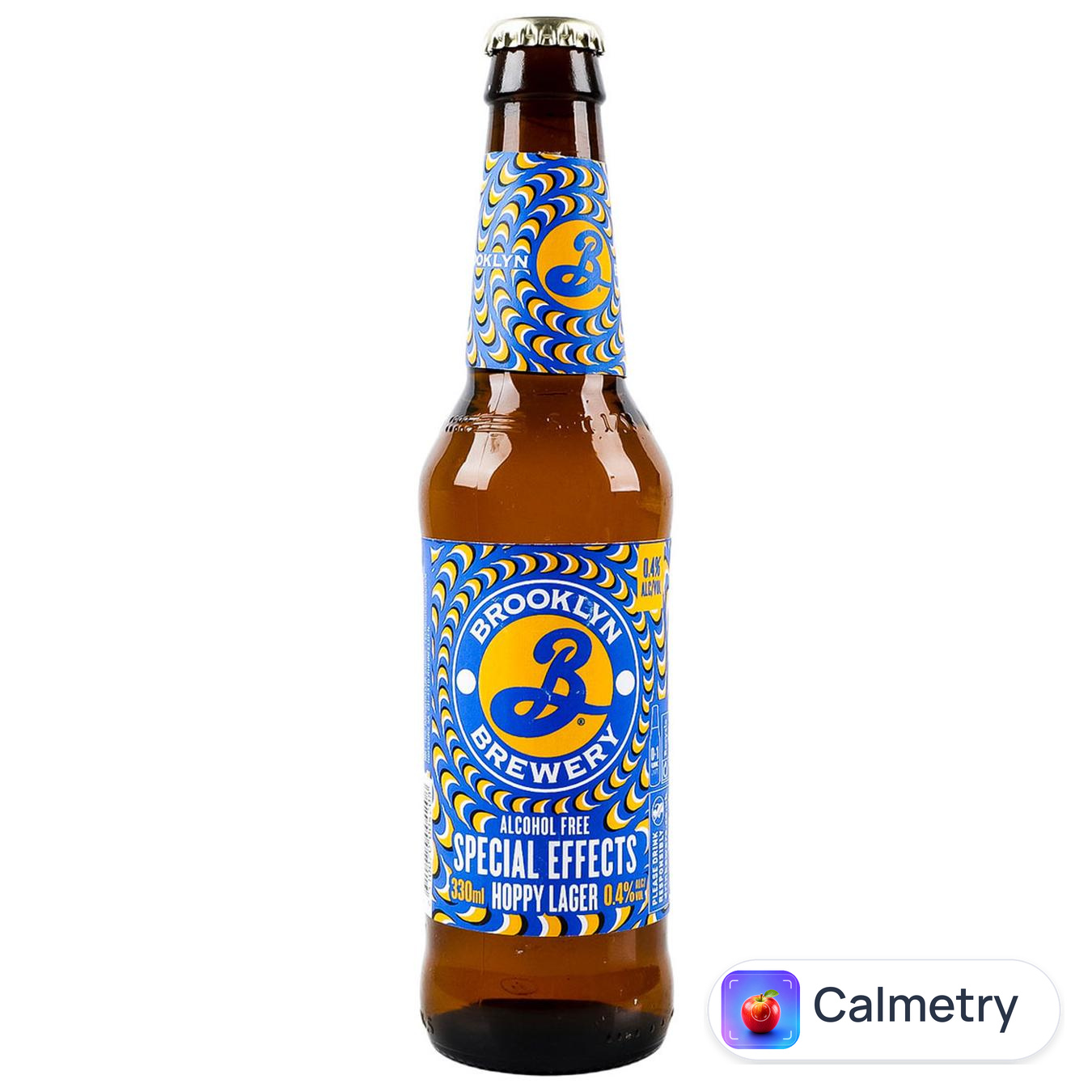Пиво Brooklyn Special Effects Hoppy Lager світле безалкогольне 0,33л — фото продукту