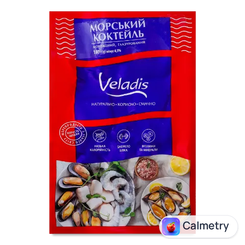 Коктейль морський Veladis глазурований в/м 180г