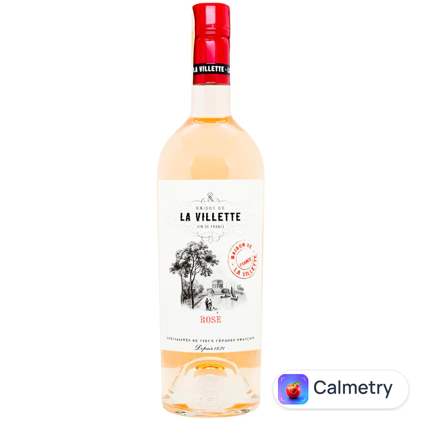 Вино La Villette Rose рожеве сухе 12% 0,75л
