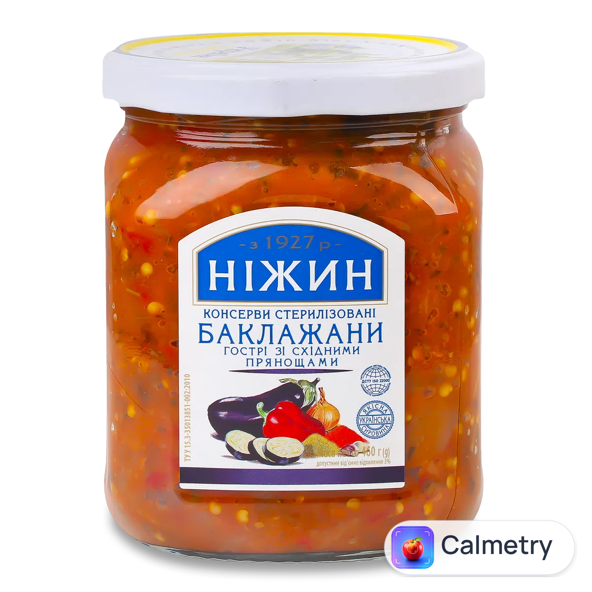 Баклажани «Ніжин» гострі зі східними прянощами 460г
