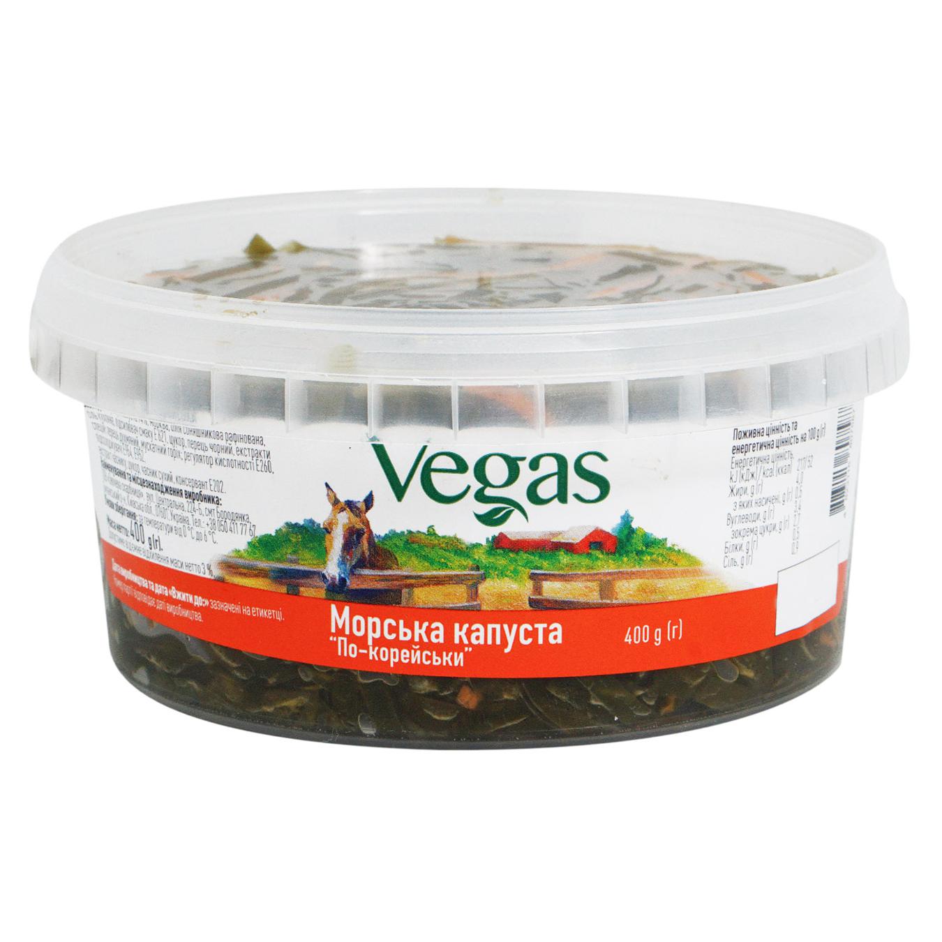 Капуста морська Vegas по-корейськи 400г — фото продукту