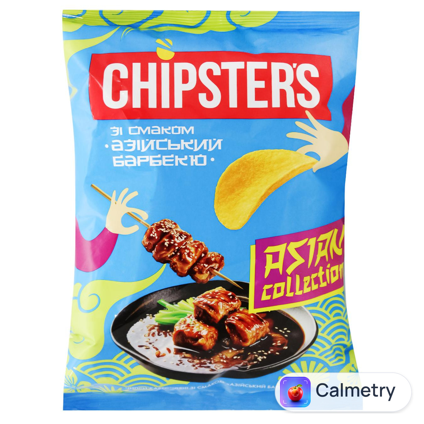 Чипси Chipster's картопляні зі смаком Азійський барбекю 100г