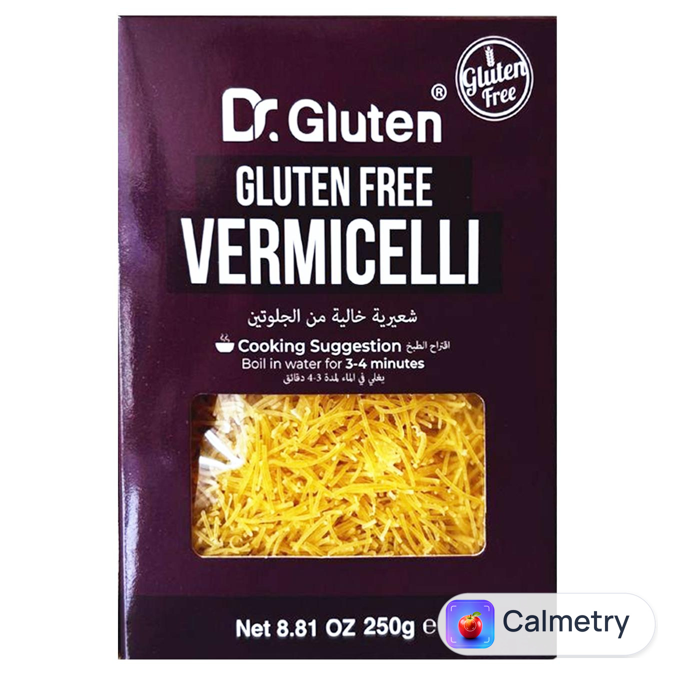 Макаронні вироби Dr.Gluten Вермішель без глютену 250г