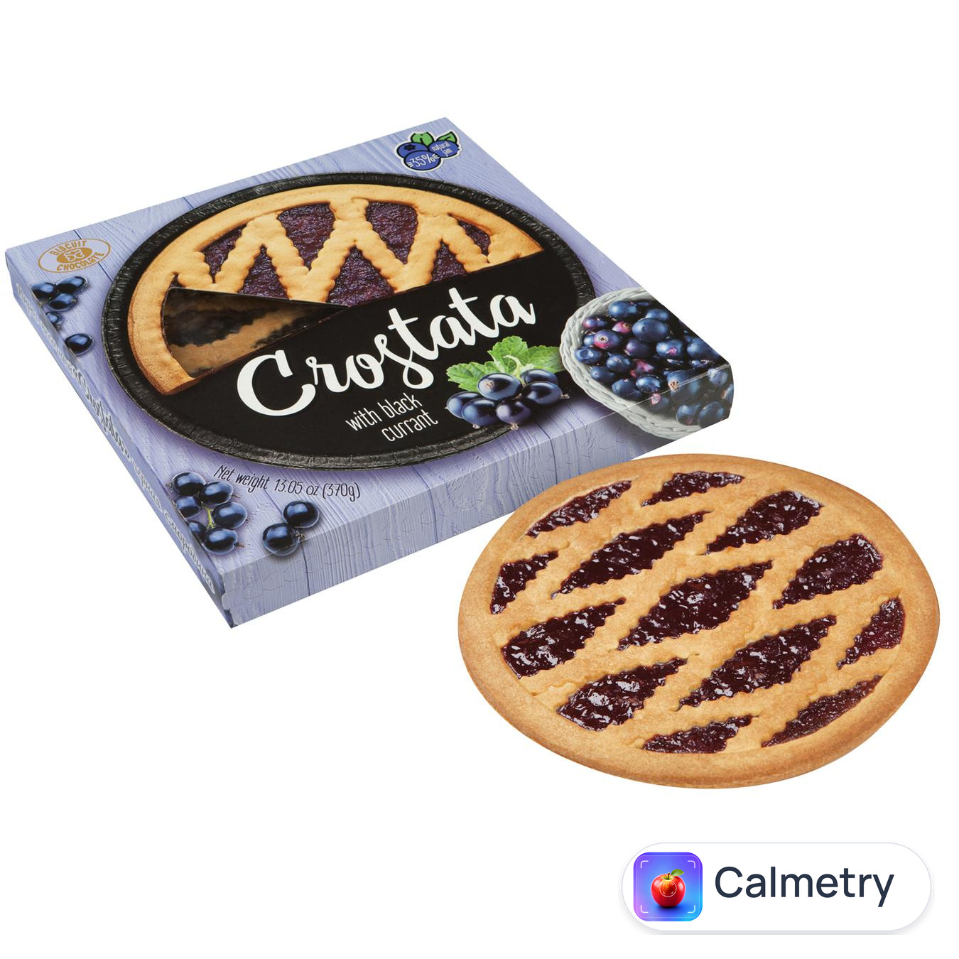 Пиріг Бісквіт-Шоколад Crostata Чорна смородина 370г