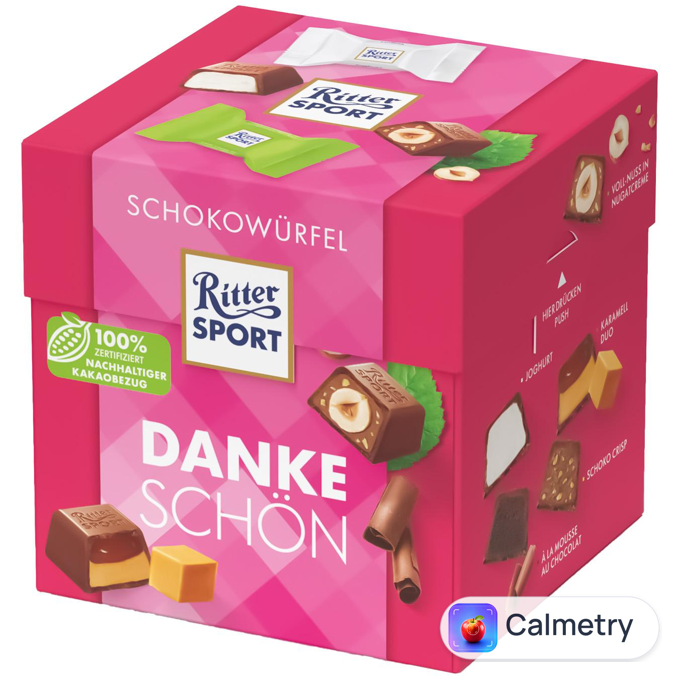 Цукерки Ritter Sport Дякую шоколадні 176г