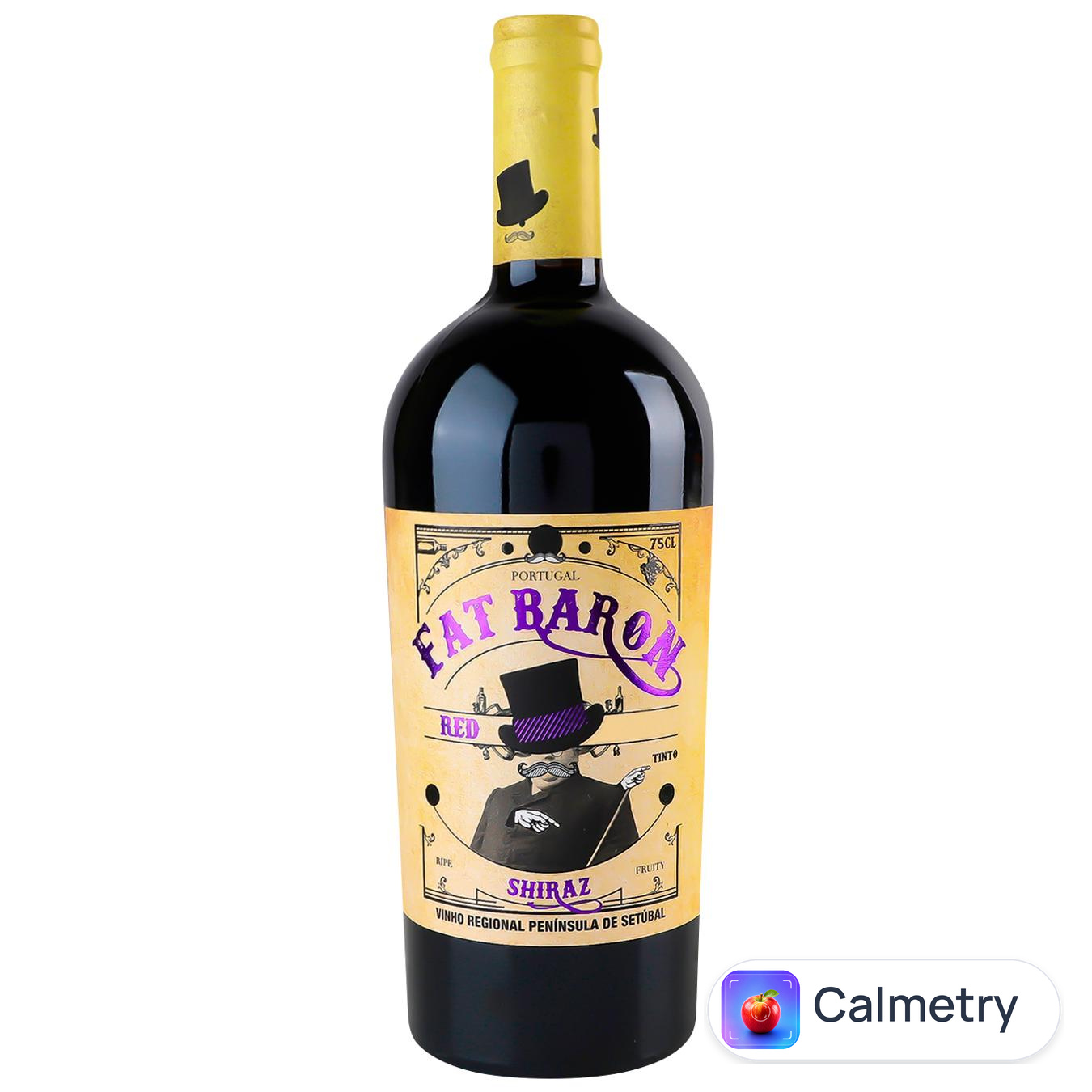 Вино Fat Baron Shiraz червоне напівсухе 14,5% 0,75л