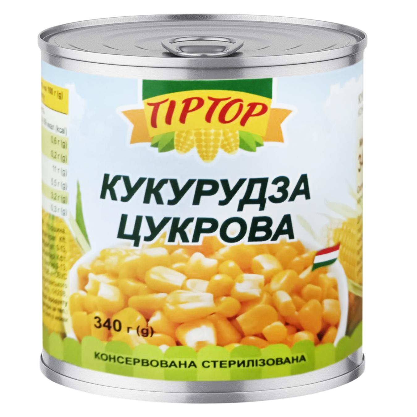 Кукурудза Tip Top цукрова 425мл — фото продукту