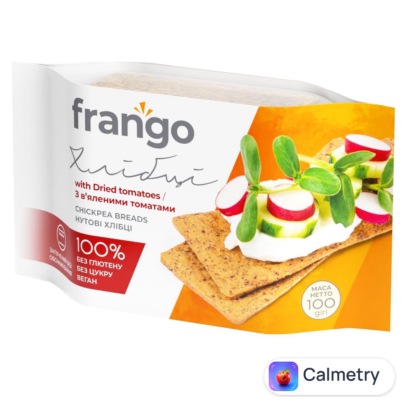 Хлібці Frango нутові з в'яленими томатами 100г