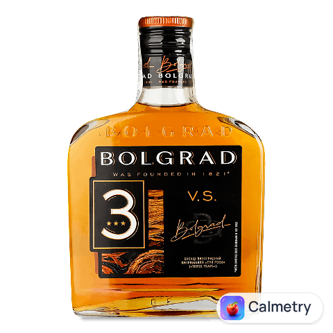 Бренді Bolgrad VS 3 роки виноградний витриманий, 0,25л