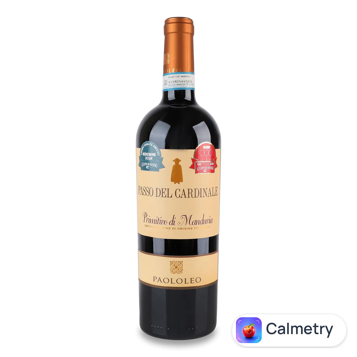 Вино Paololeo Passo del Cardinale Primitivo di Manduria червоне сухе 0,75л