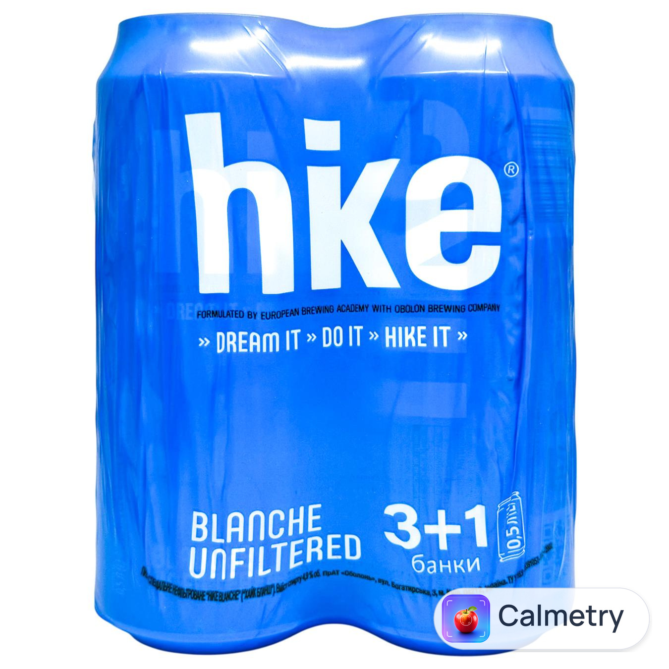 Пиво Hike Blanche світле нефільтроване 4,9% 0,5л x 4шт — фото продукту