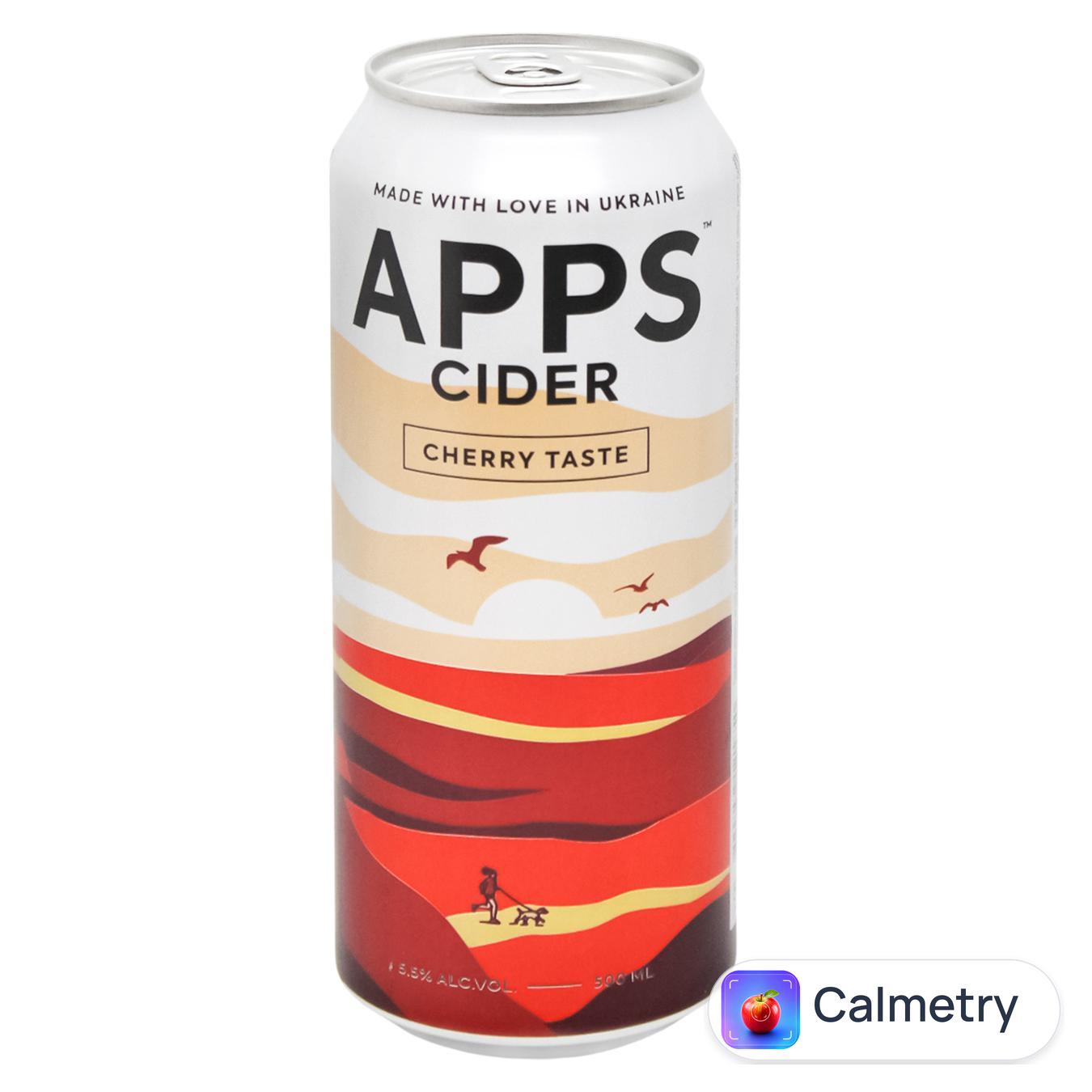 Сидр Apps Вишня 5,5% 0,5л — фото продукту