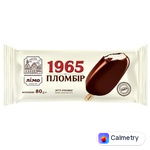 Морозиво Лімо Пломбір 1965 у шоколадній глазурі 80г