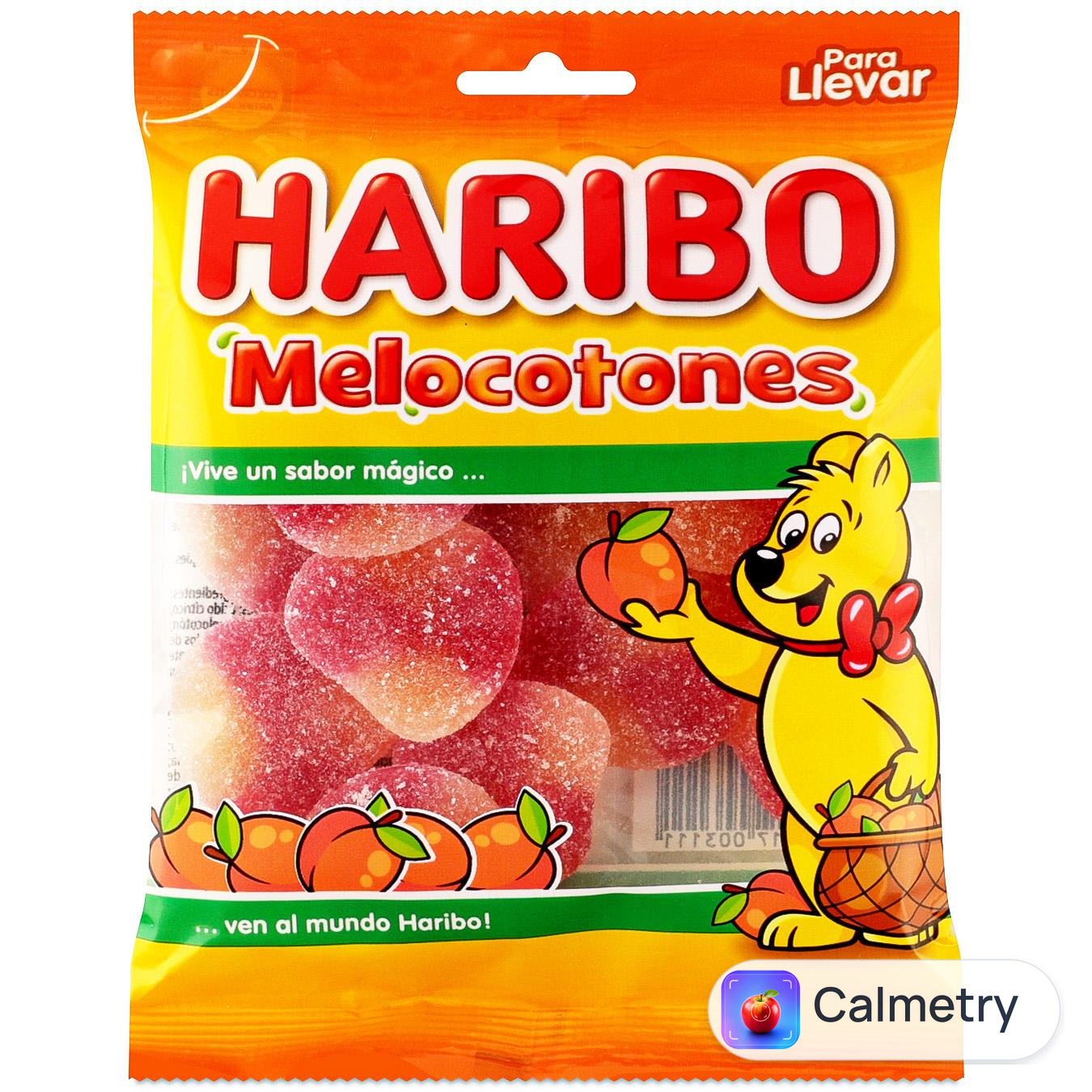 Цукерки жувальні Haribo Персик 100г — фото продукту
