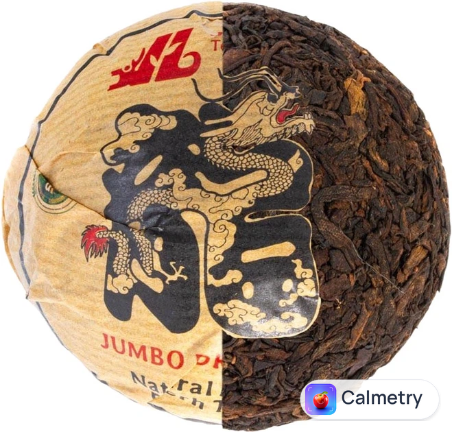Чай Jinglong Tea Factory Шу Пу Ер Цзин Лун Великий Дракон 100 г