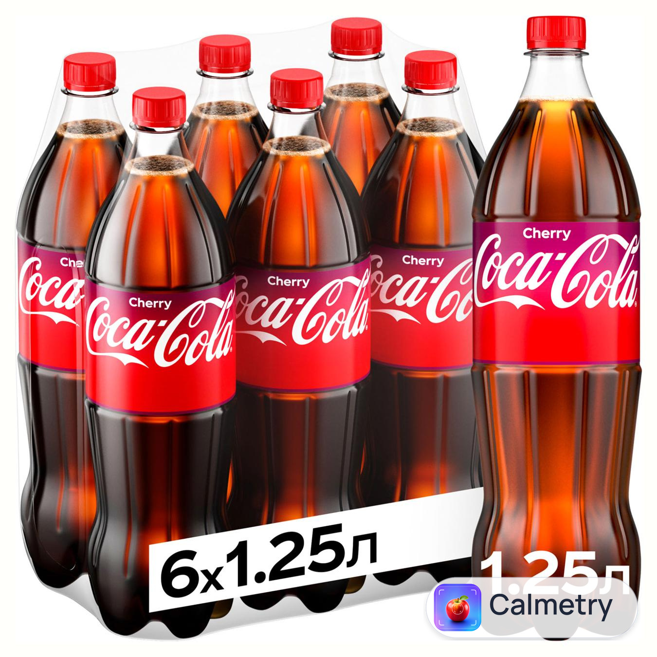 Напій газований Coca-Cola Cherry 1,25л 6шт