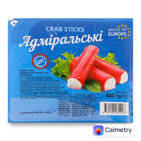 Палички крабові Адміральські охолоджені