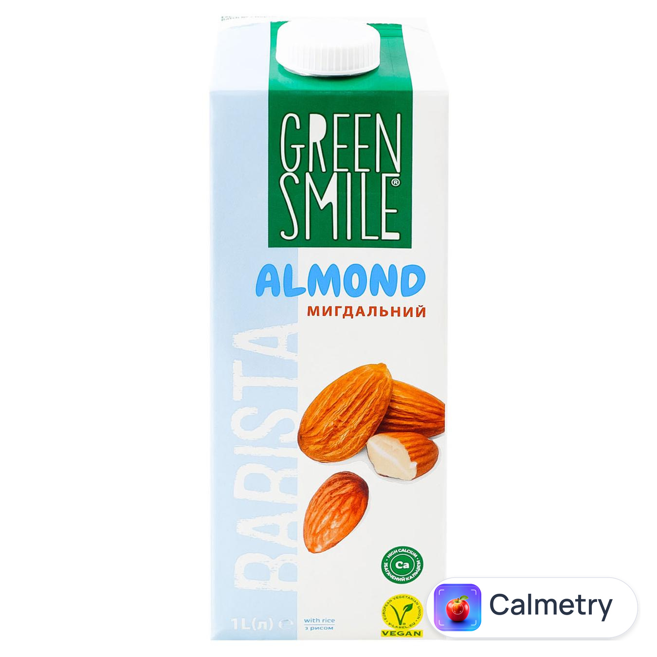 Напій мигдальний Green Smile Barista ультрапастеризований 1,5% 1л — фото продукту