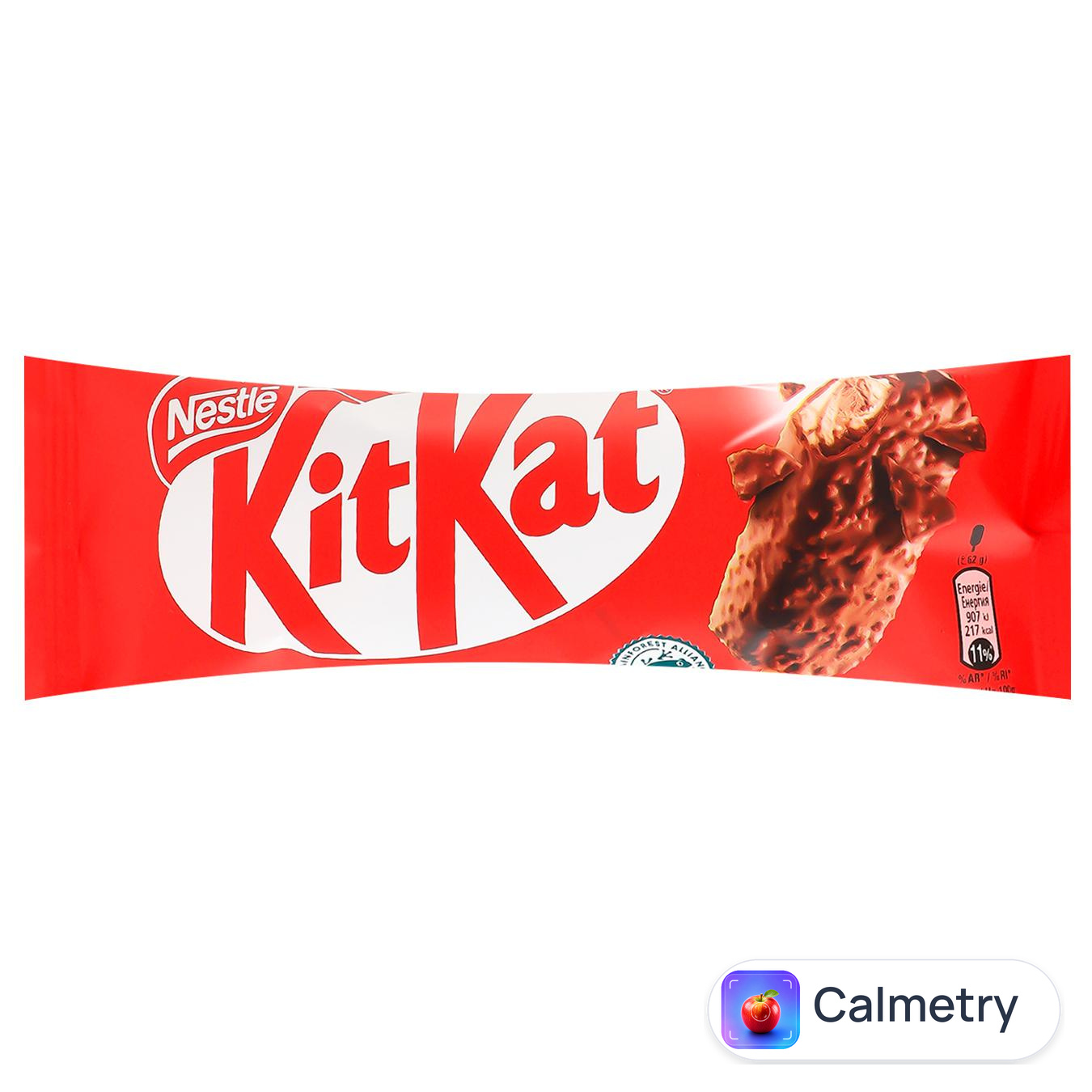 Морозиво NESTLE® KITKAT® зі смаком шоколаду та вафель у шоколадно молочній глазурі 62г
