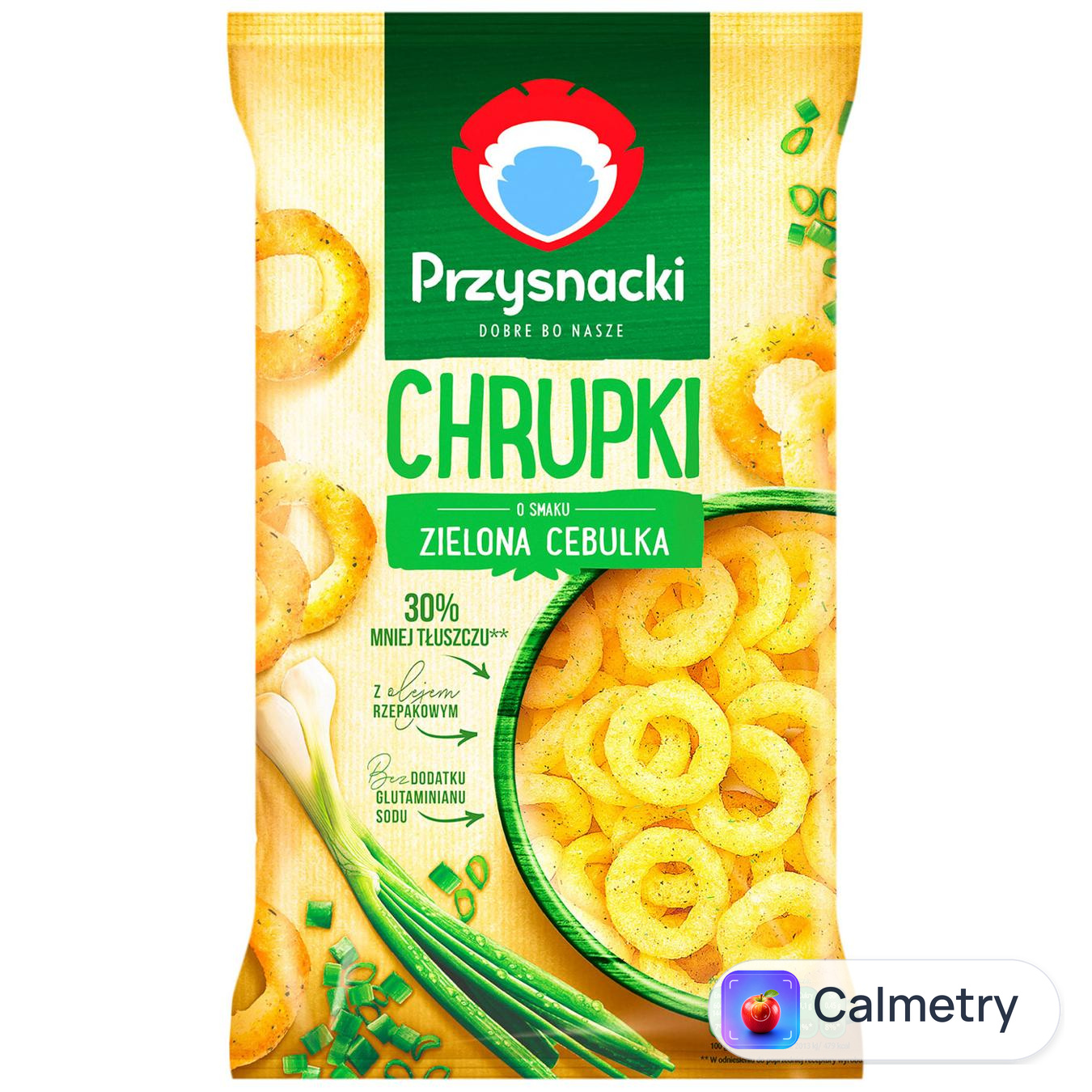 Снеки кукурудзяні Przysnacki зі смаком зеленої цибулі 140г