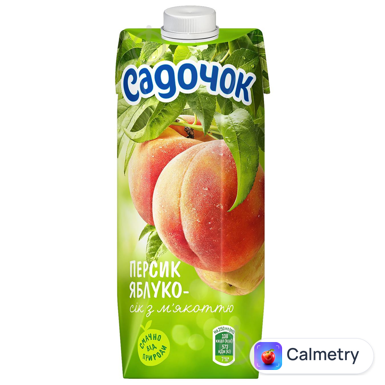 Сік Садочок Персиково-яблучний 0,5л