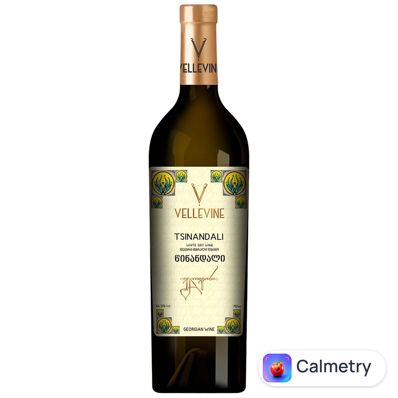 Вино Vellevine Tsinandali біле сухе 11-13% 0,75л