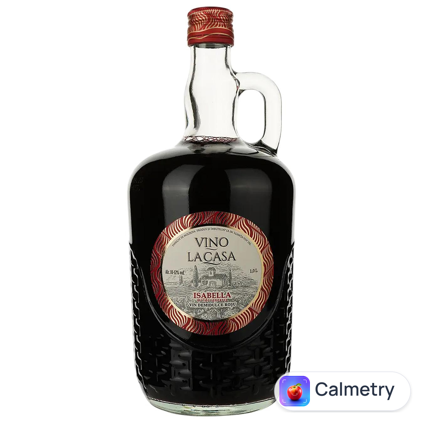 Вино Vino la Casa Isabella червоне напівсолодке 10-12% 1л