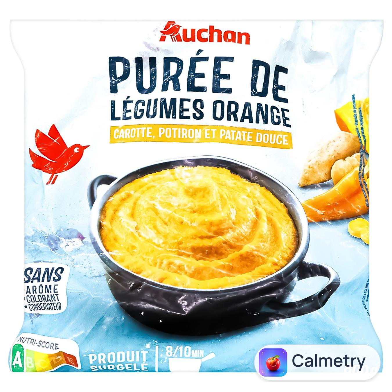 Пюре Auchan Морквяно-гарбузове 800г