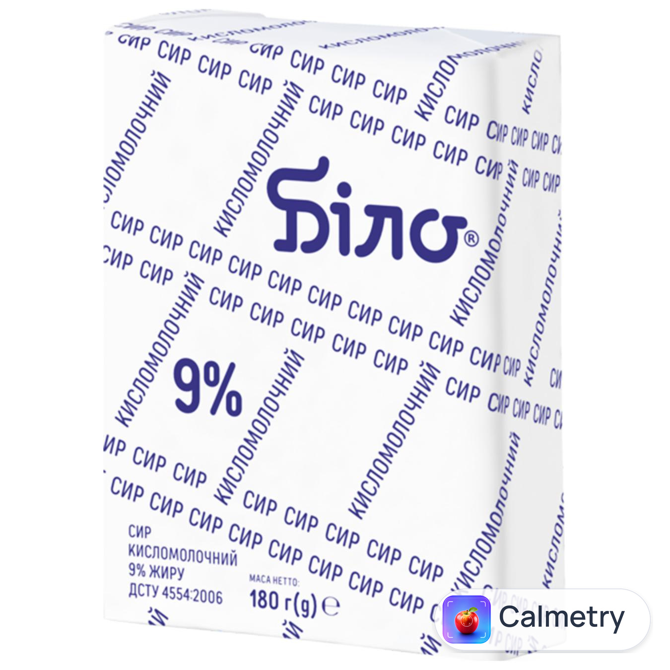 Сир кисломолочний Біло 9% 180г