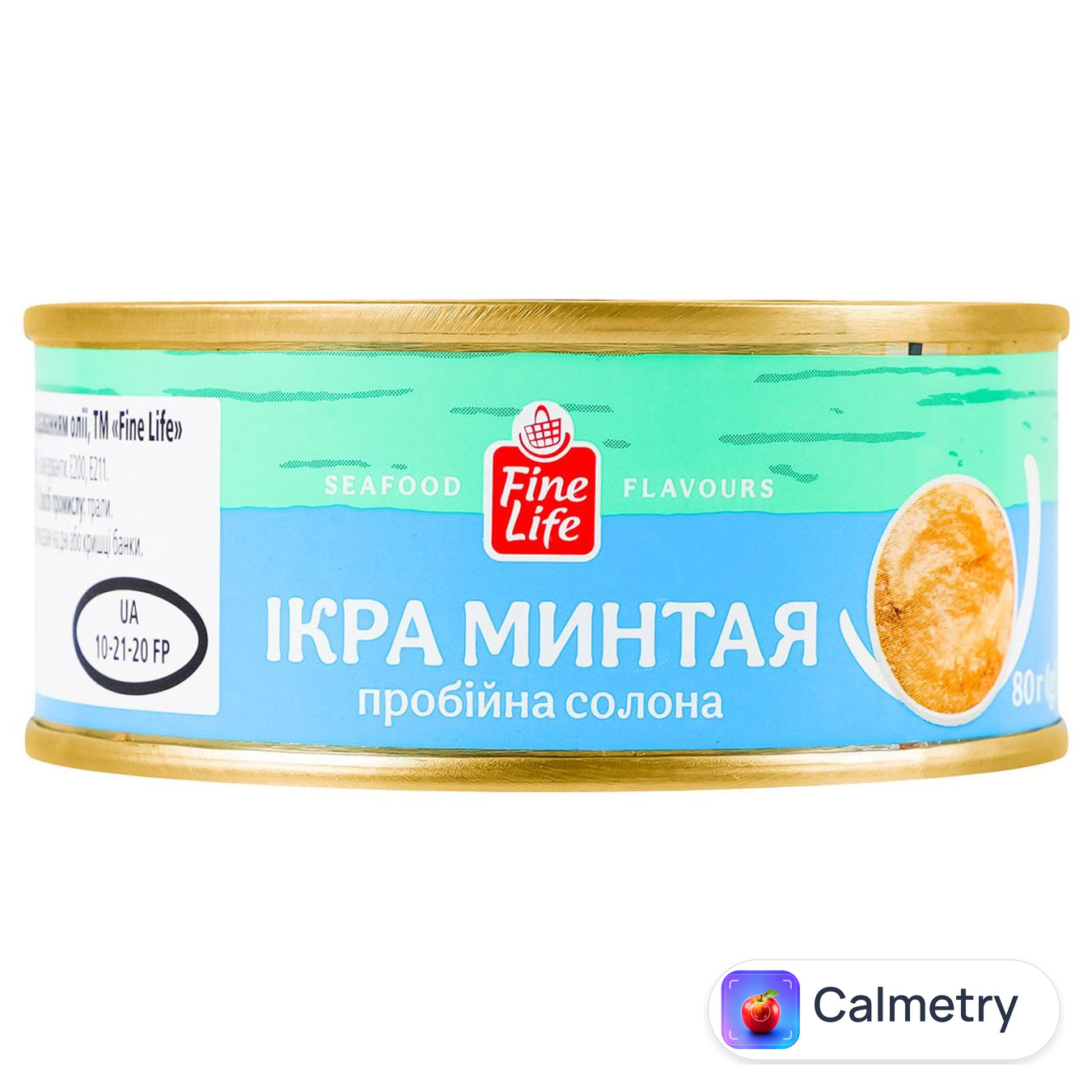 Ікра мінтая Fine Line пробійна солона 80г
