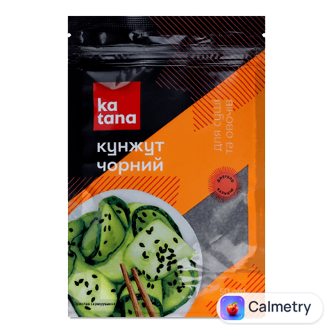 Кунжут Katana чорний, 50г