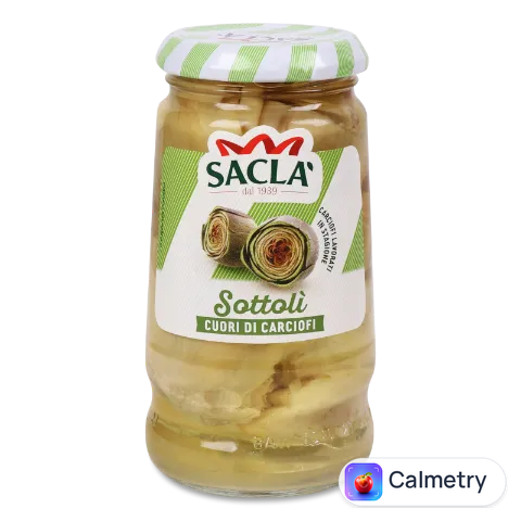 Артишоки Sacla цілі у рослинній олії 285г