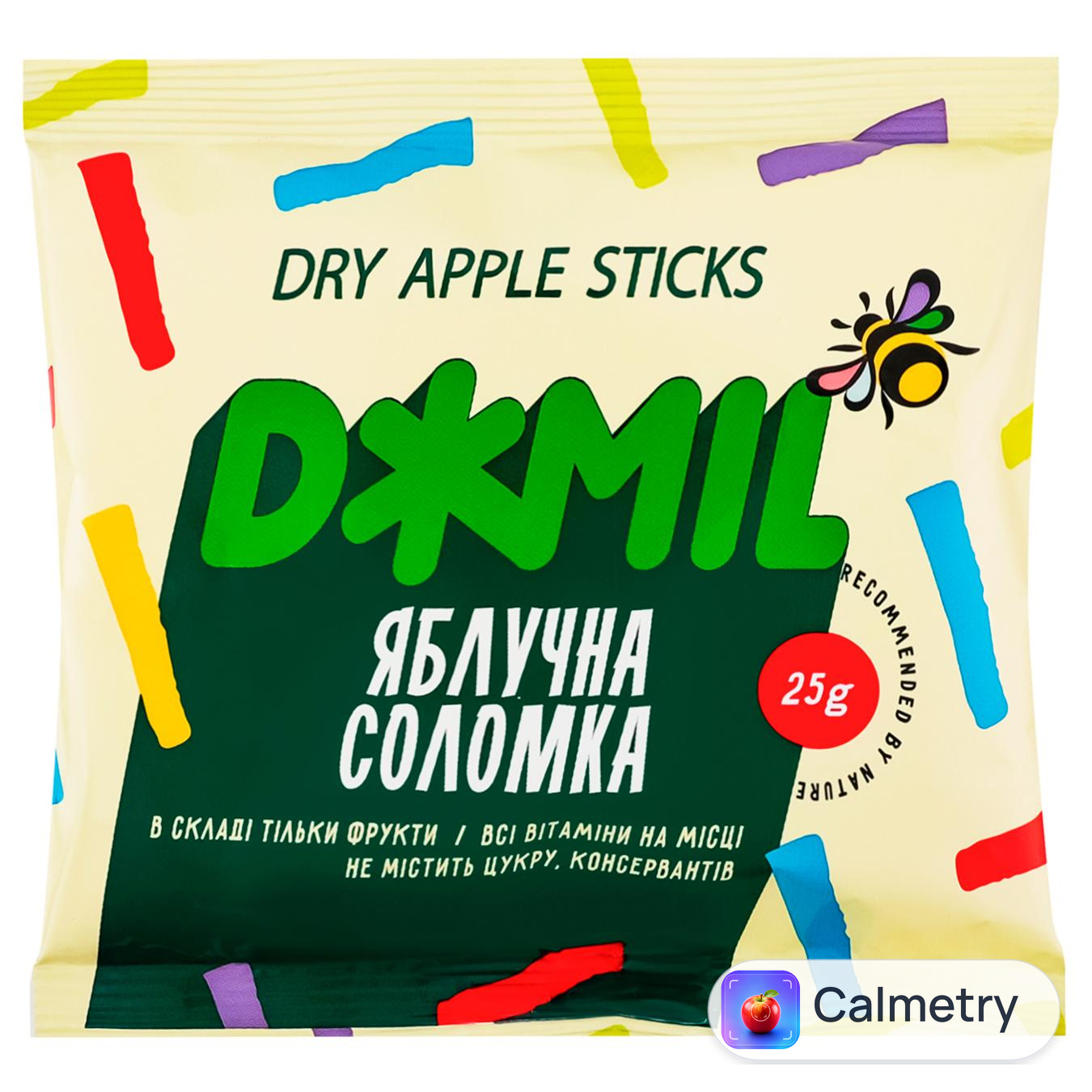 Соломка яблучна Dжmil 25г