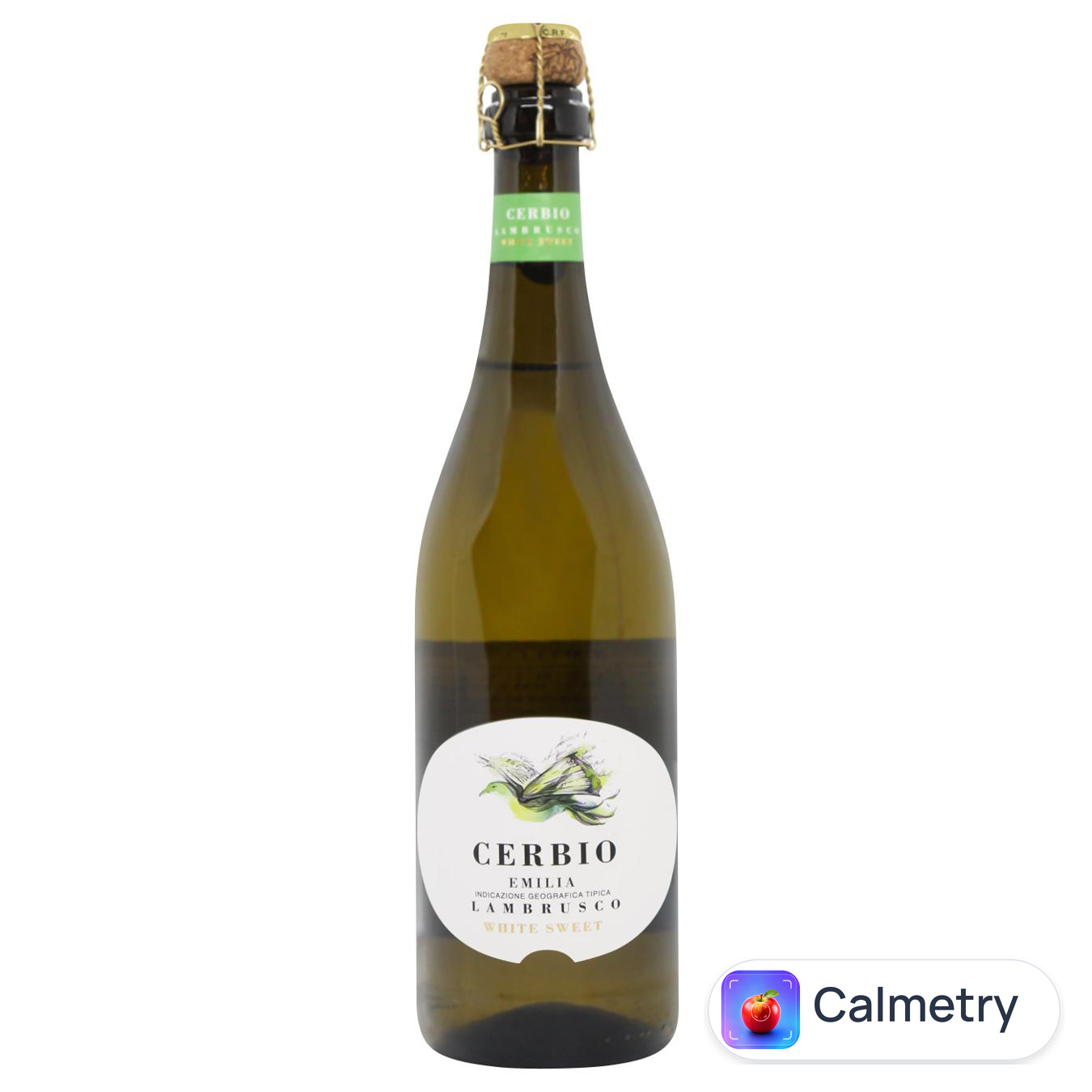 Вино ігристе Cerbio Terre Cevico Lambrusco біле солодке 8% 0,75л