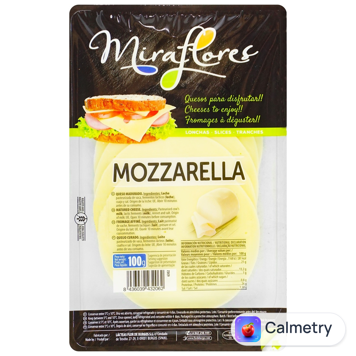 Сир Miraflores Моцарелла 51% 100г