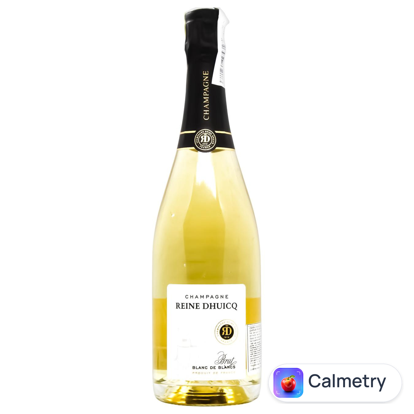 Шампанське Reine Dhuicq Brut Blanc de Blancs брют біле 12,5% 0,75л — фото продукту