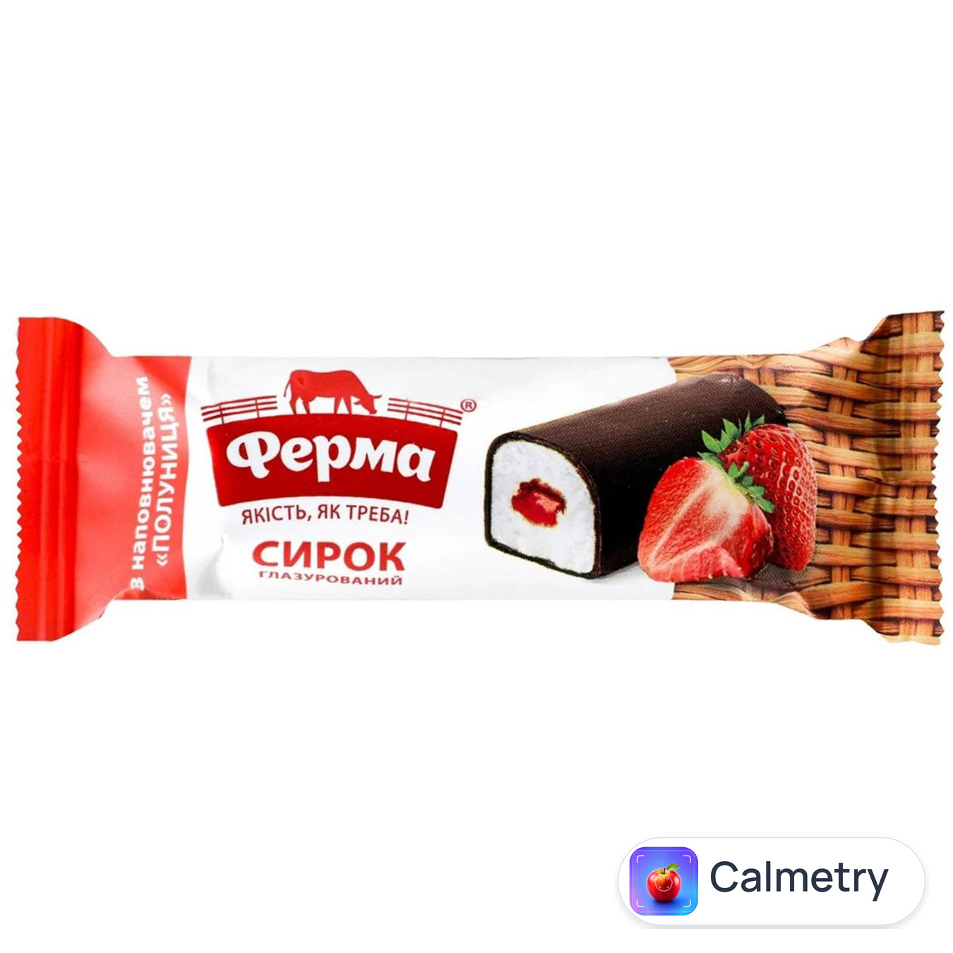 Сирок глазурований Ферма полуниця 23% 36г