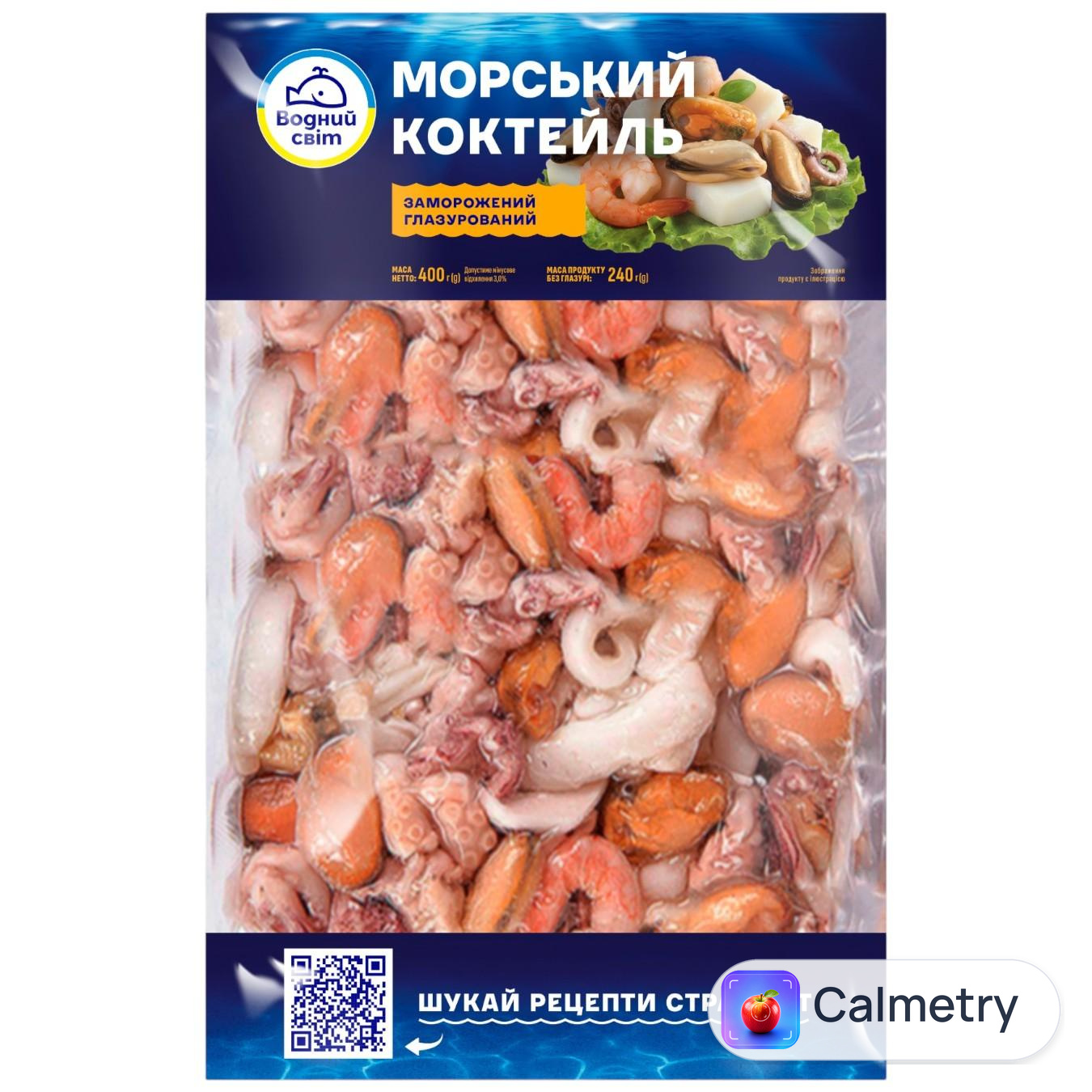Морський коктейль Водний Світ заморожений 400г
