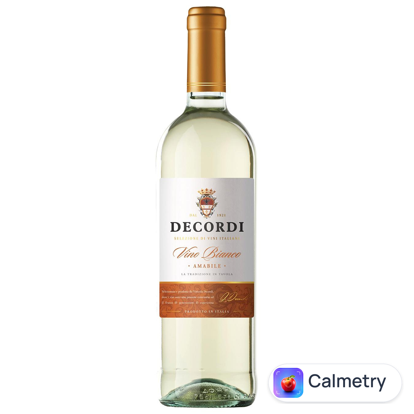 Вино Decordi Vino Bianco біле напівсолодке 10% 0,75л