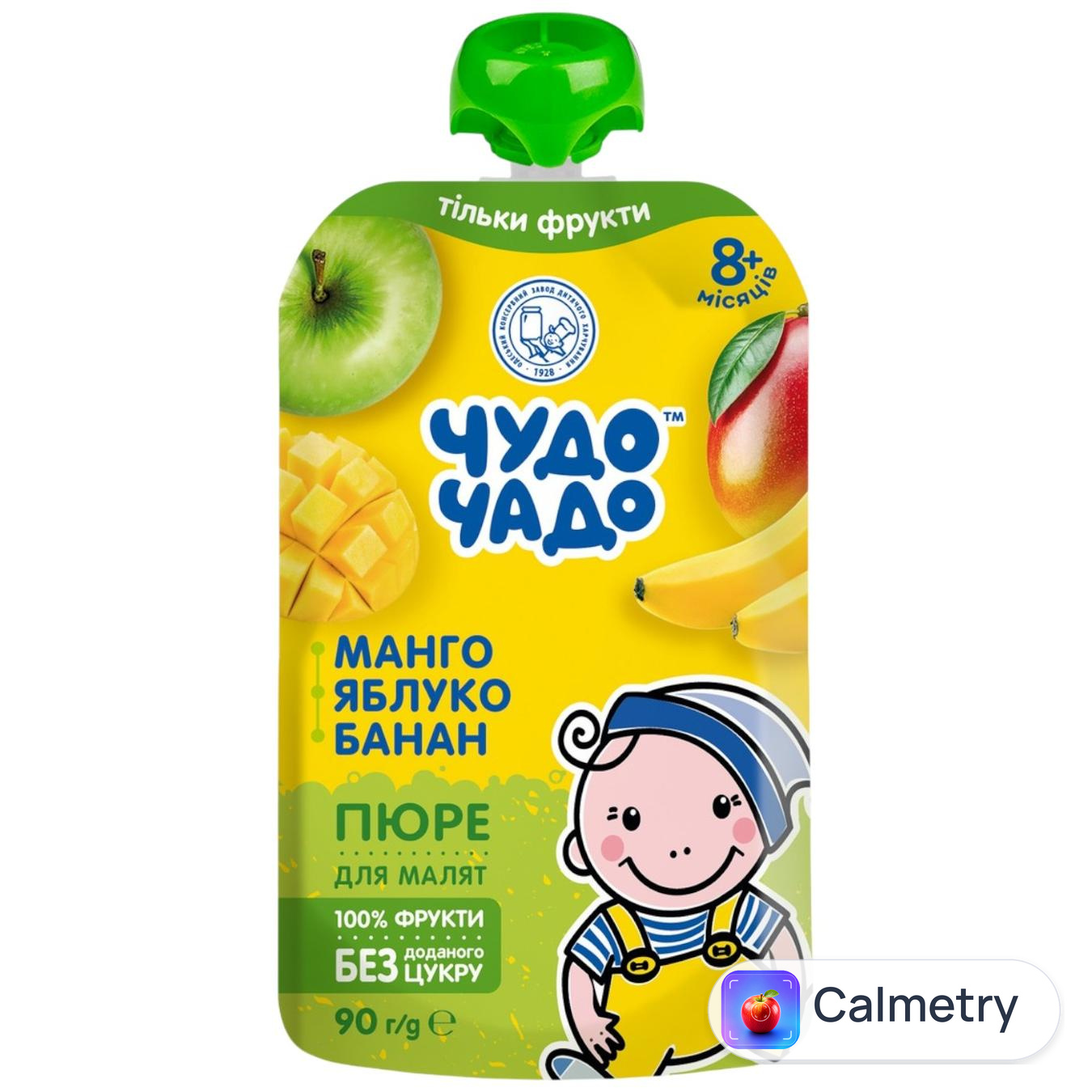Пюре Чудо-Чадо манго-яблуко-банан 90г