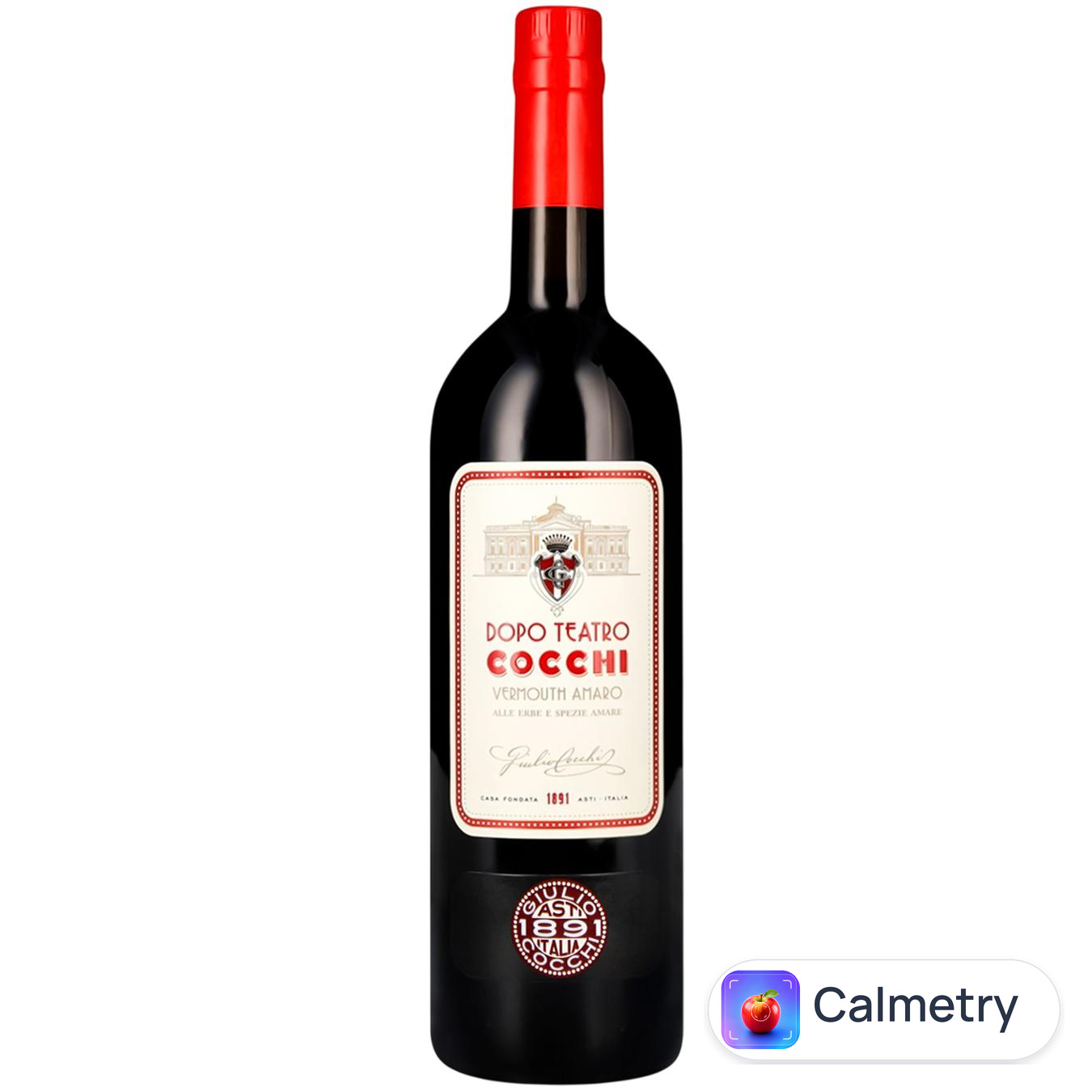 Вермут Cocchi Dopo Teatro Vermouth Amaro червоний солодкий 16,5% 0,75л