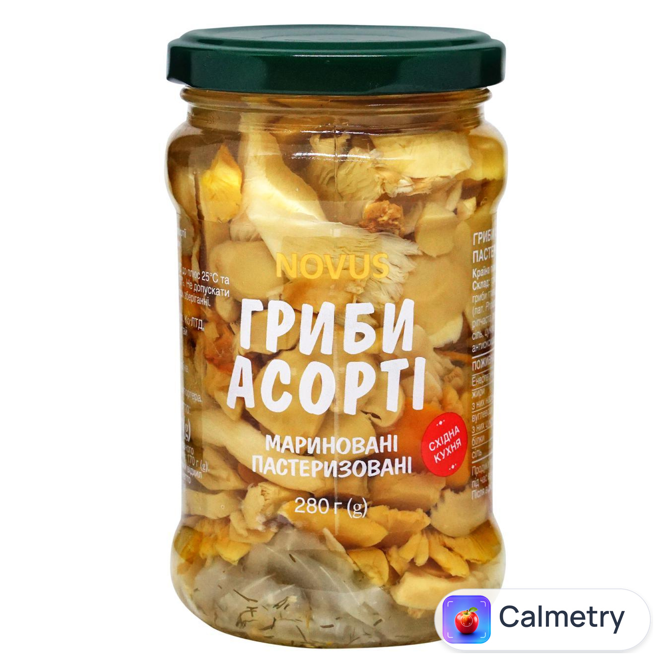 Асорті з грибів Novus мариновані 280г — фото продукту