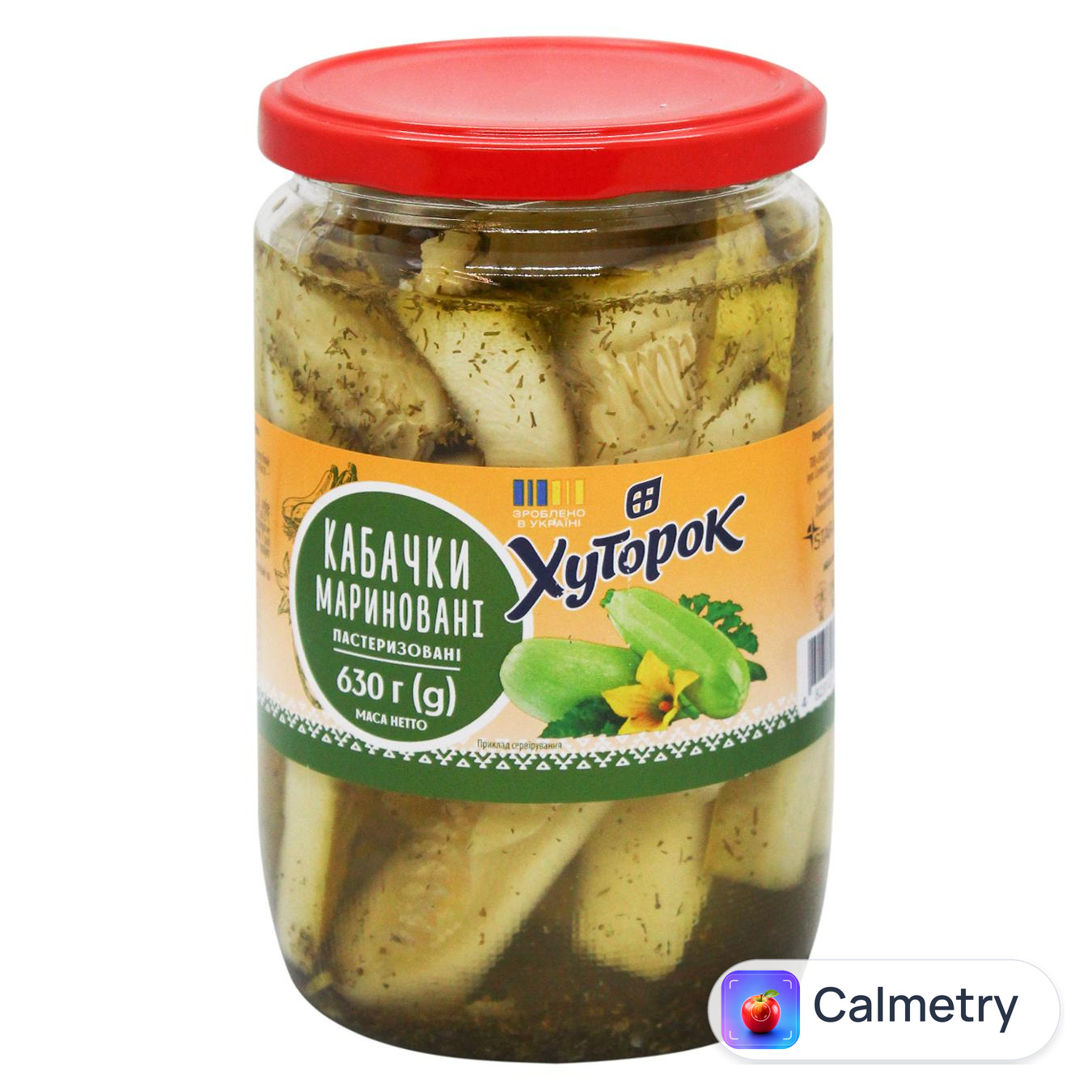 Кабачки Хуторок мариновані 630г — фото продукту