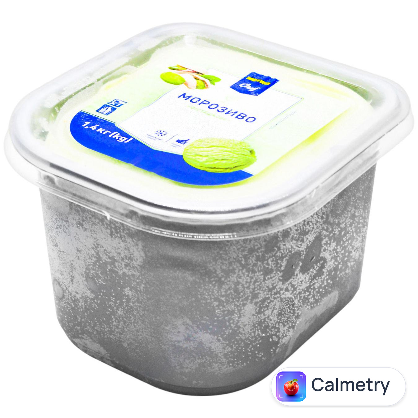 Морозиво Metro Chef фісташкове 1,4кг — фото продукту