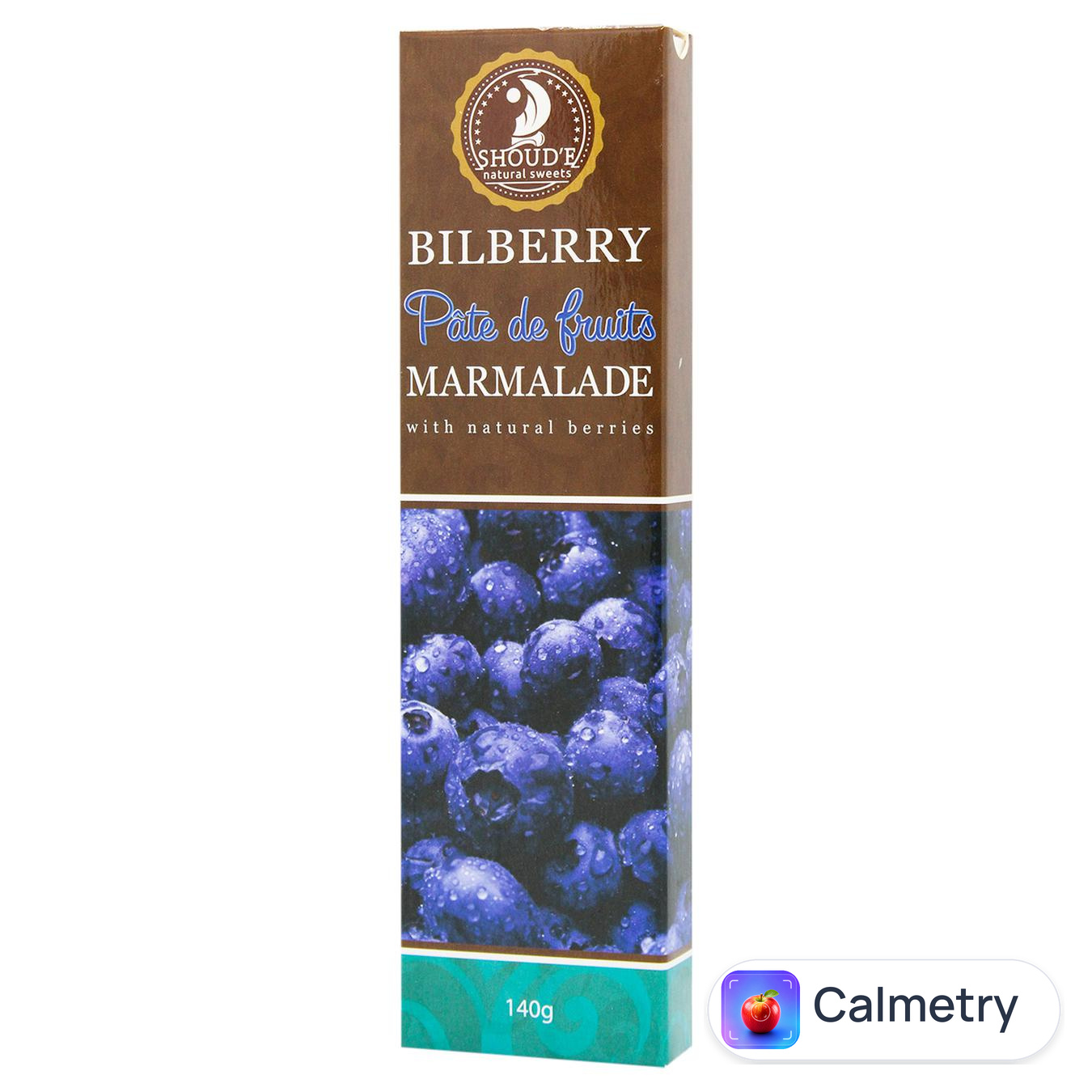 Мармелад Shoud`e Pate de Fruits чорничний 140г — фото продукту