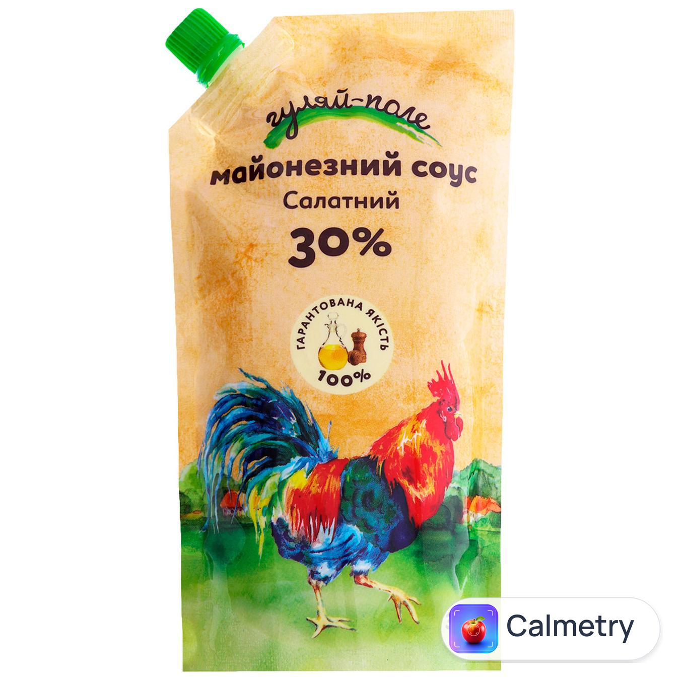 Майонезний соус Гуляй-поле Салатний 30% 300г